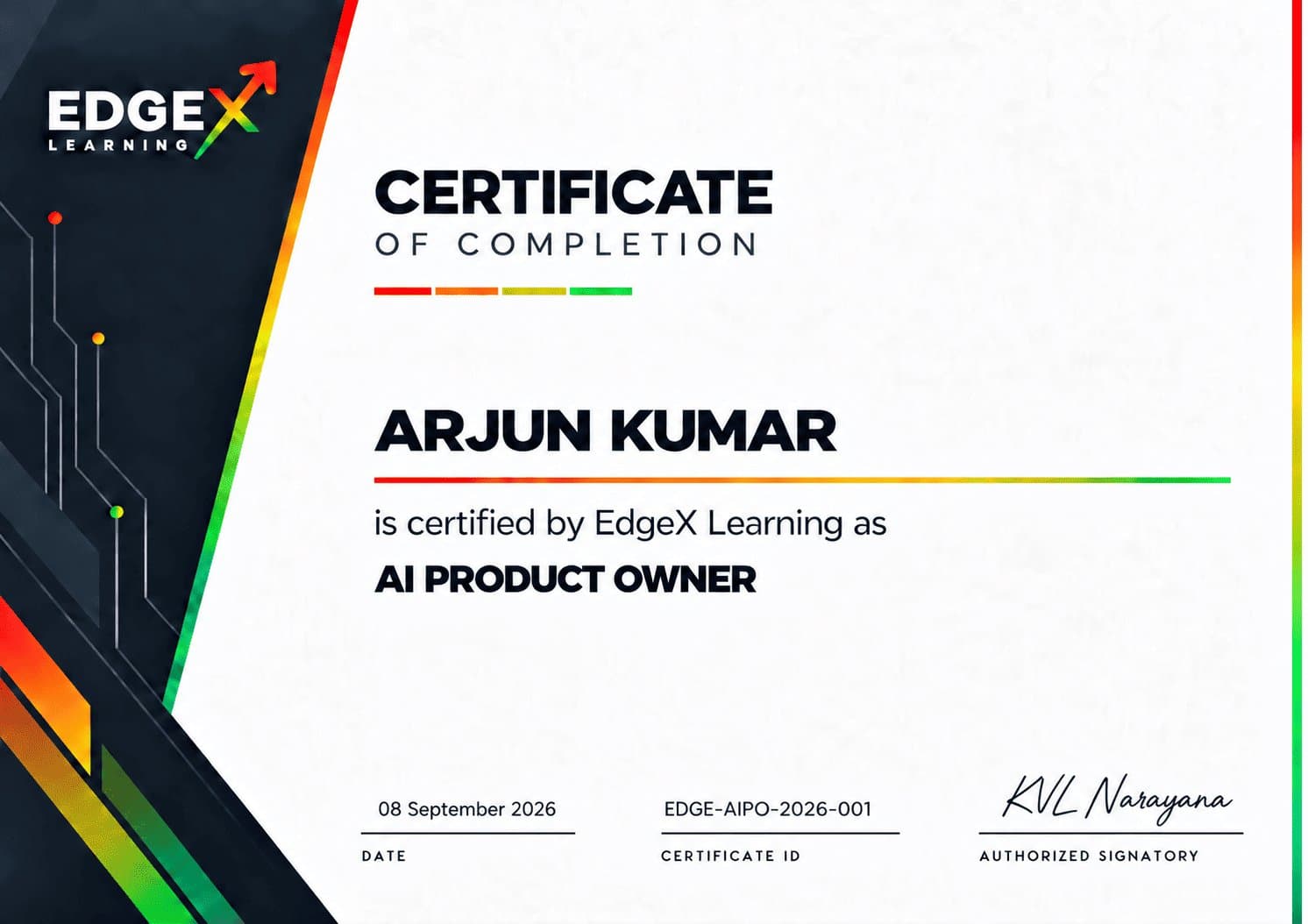 Certification